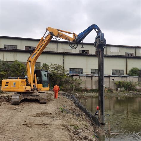 sheet pile driver for mini excavator|discount vibratory pile driving equipment.